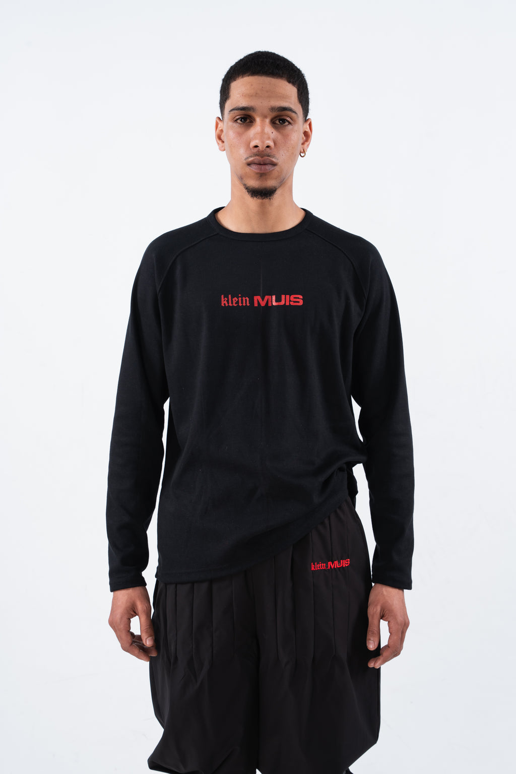 Black Longsleeve Raglan T-Shirt