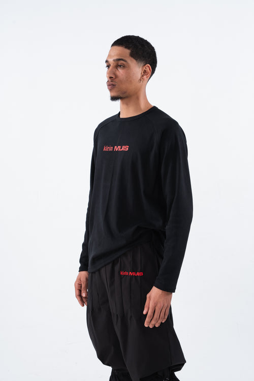 Black Longsleeve Raglan T-Shirt