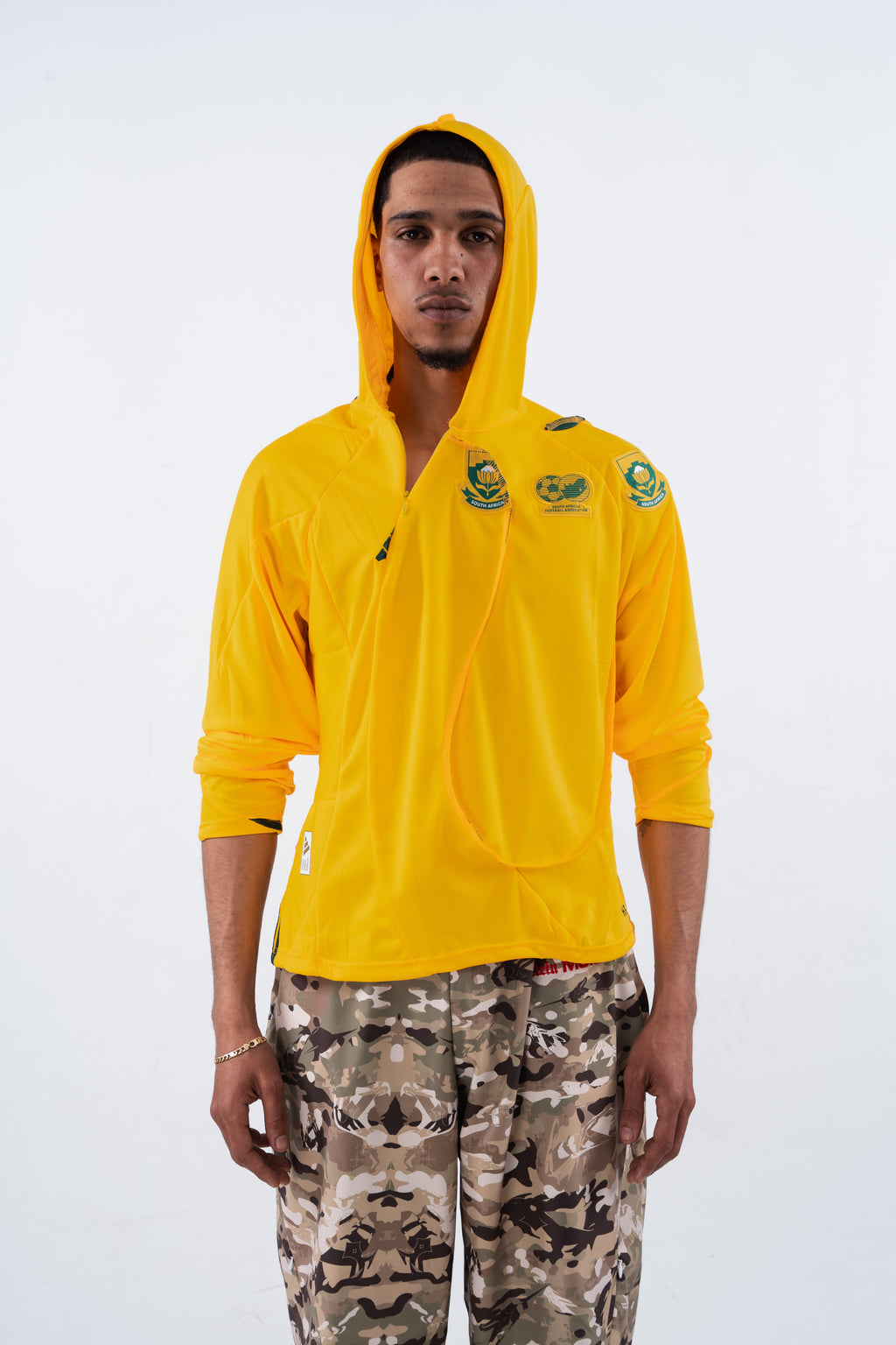 Upcycled Football Hoodie
