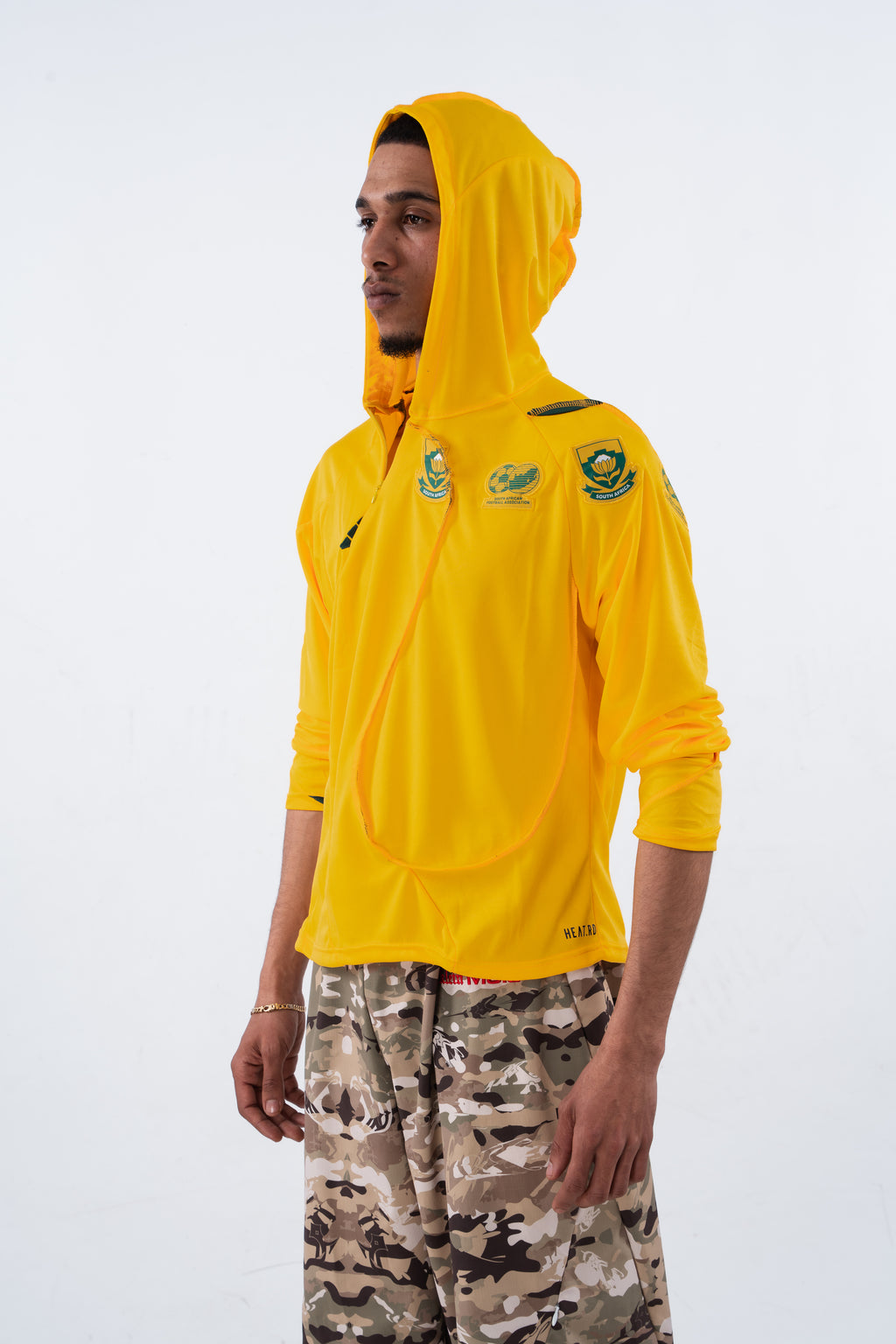 Upcycled Football Hoodie