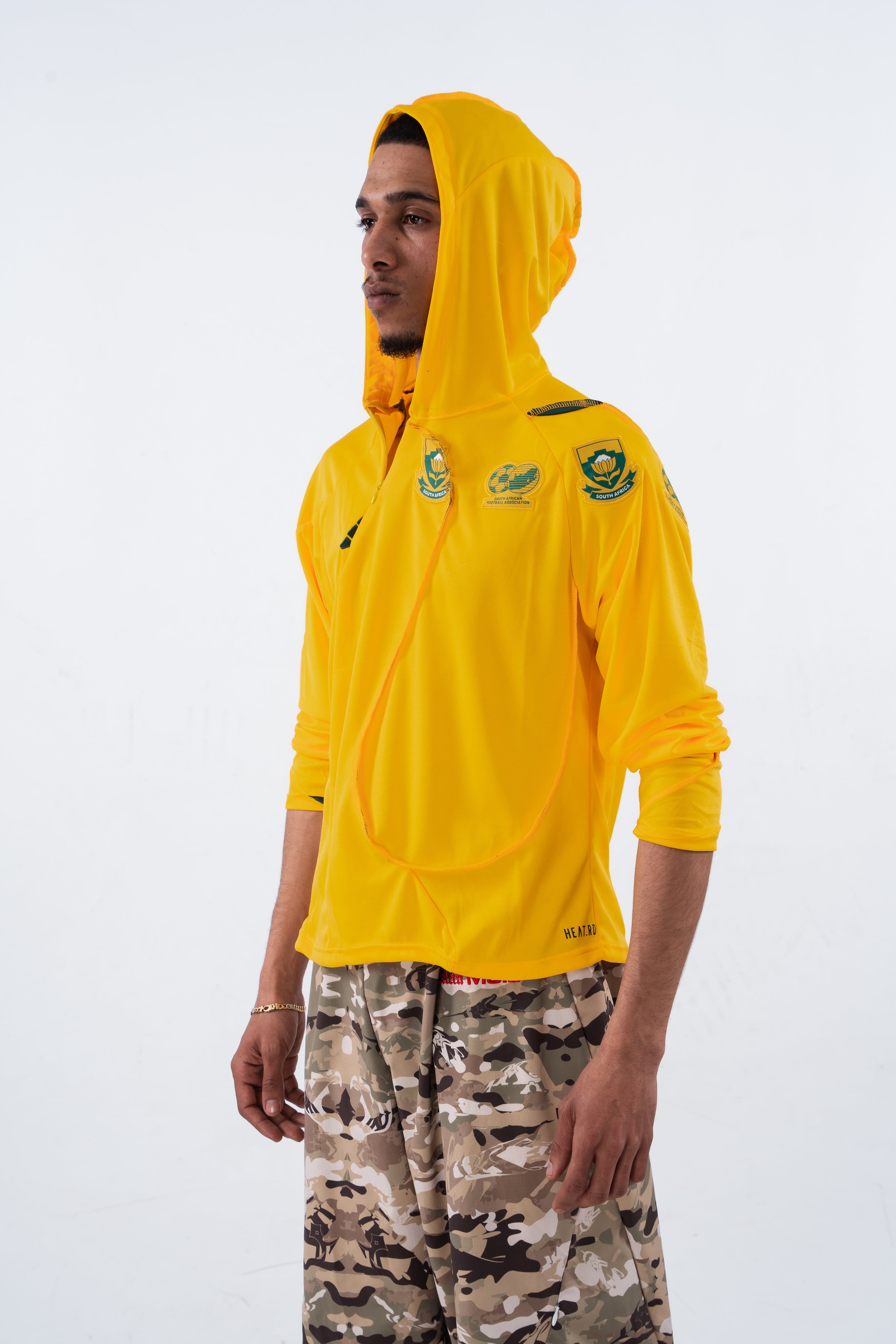 Upcycled Football Hoodie