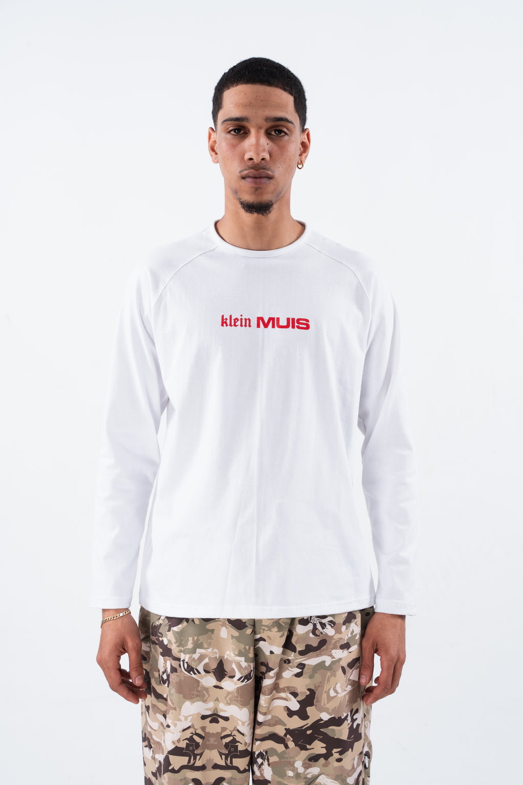 White Longsleeve Raglan T-shirt