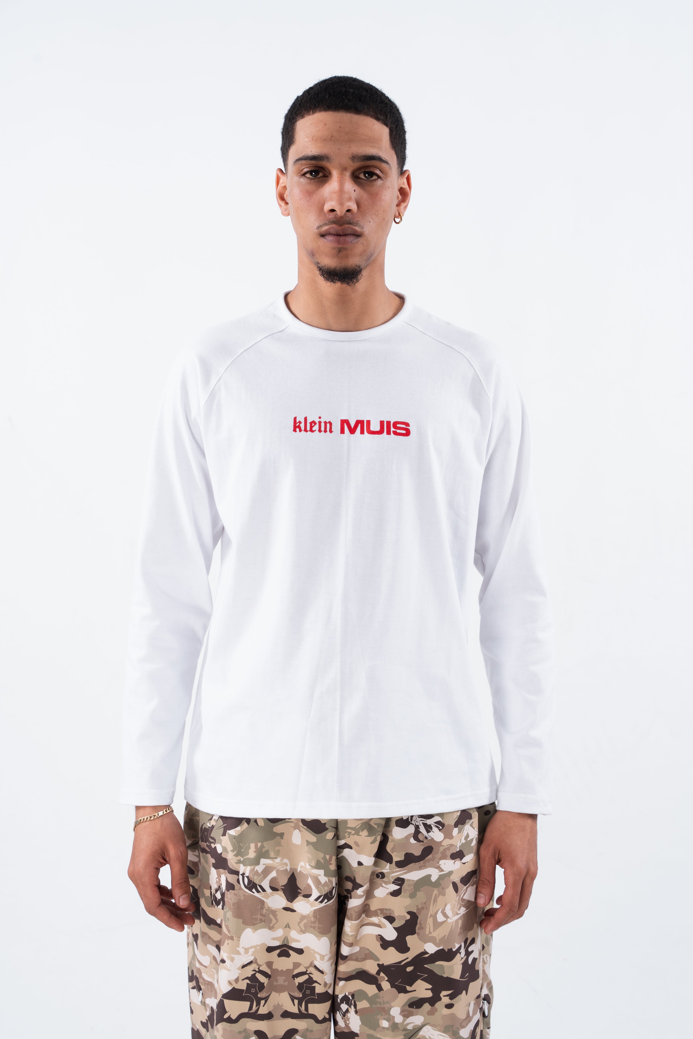 White Longsleeve Raglan T-shirt
