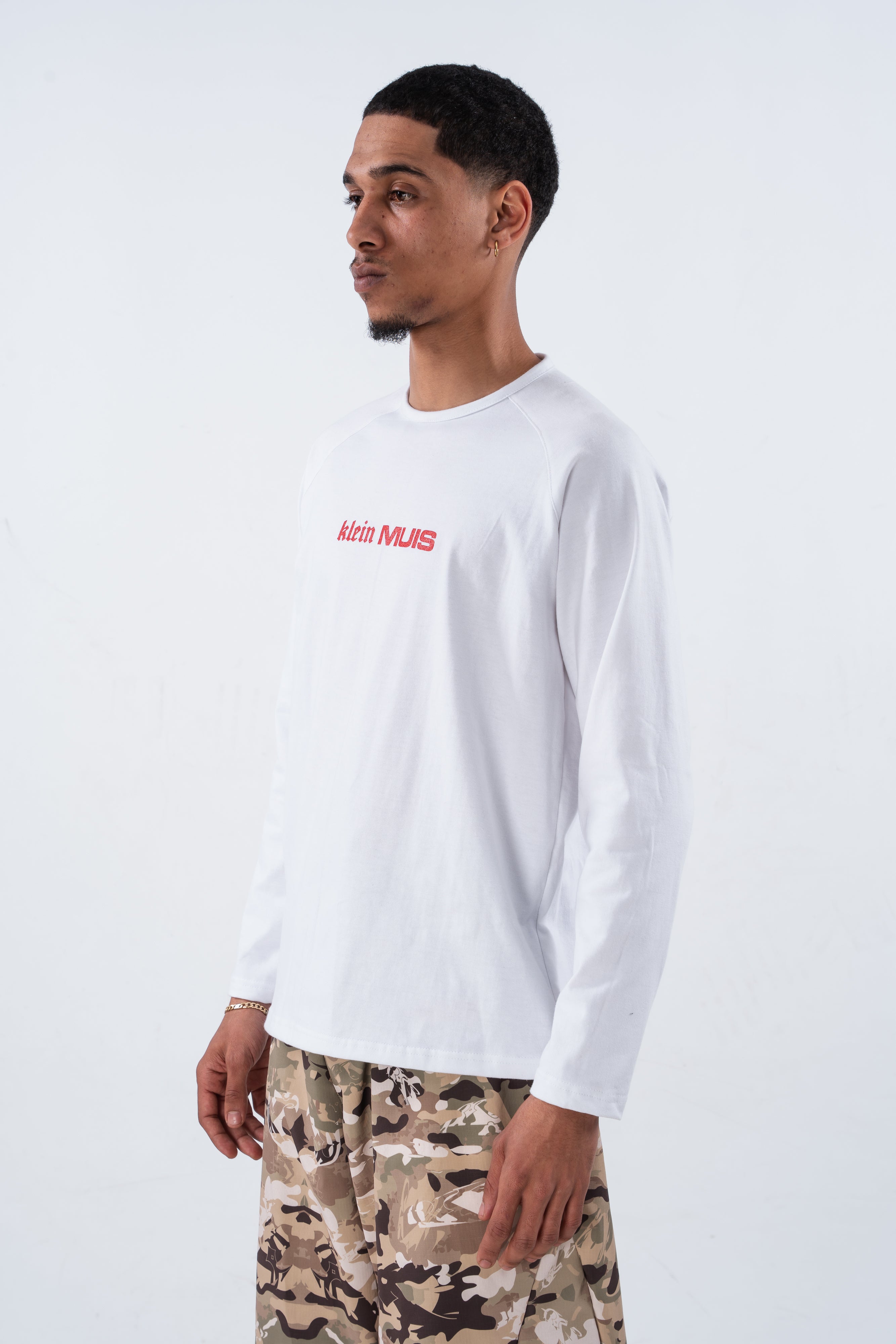 White Longsleeve Raglan T-shirt