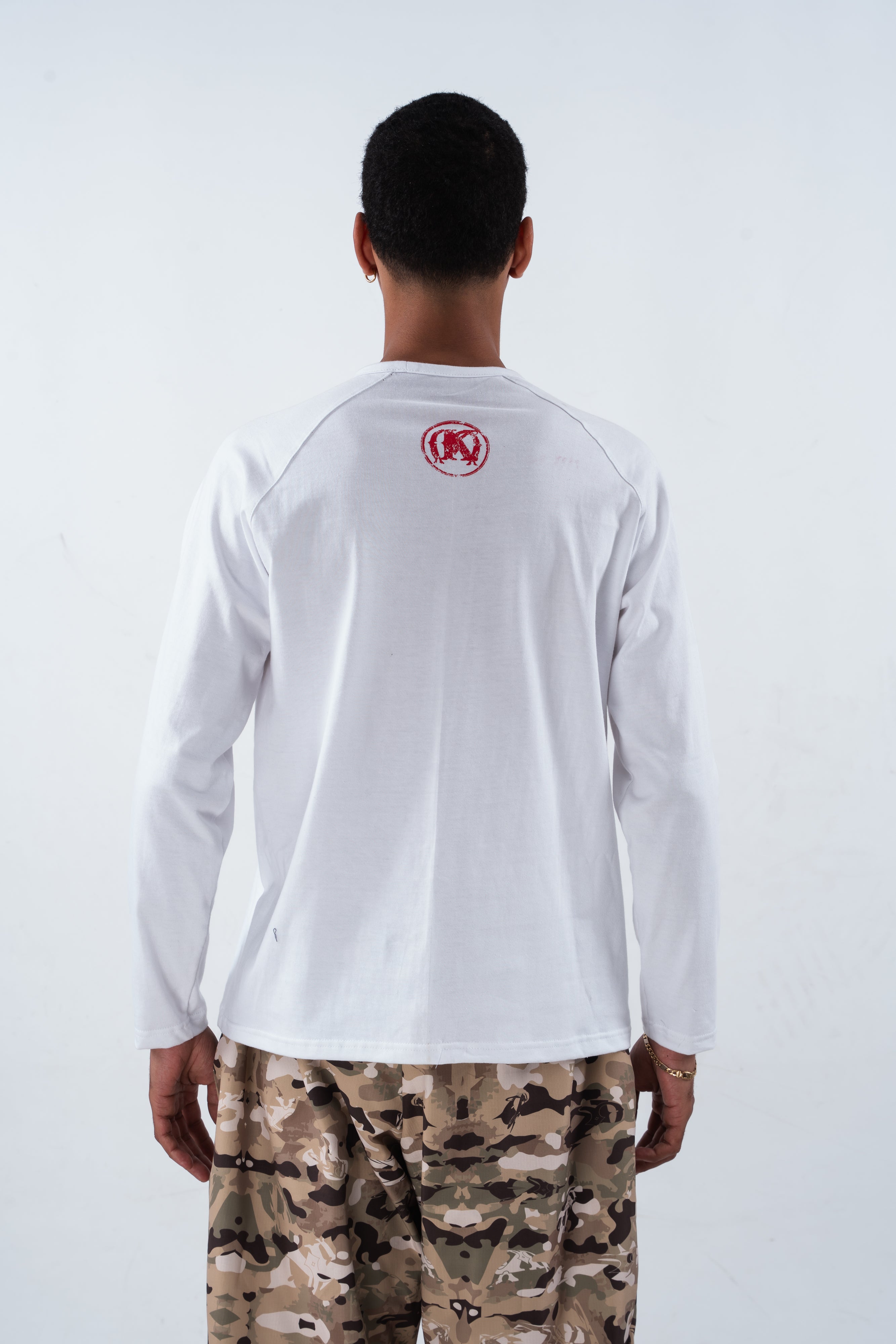 White Longsleeve Raglan T-shirt