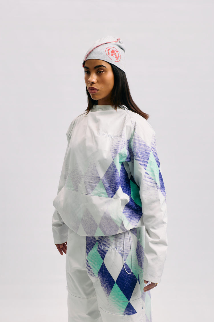 Diamond Pattern Tracka Jacket