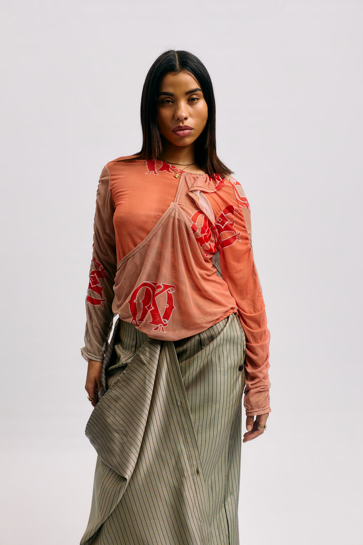 Longsleeve Mesh Top