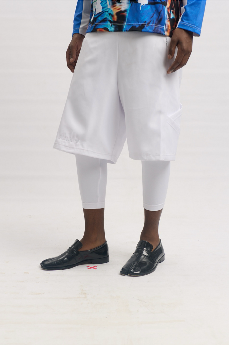 White Long Shorts
